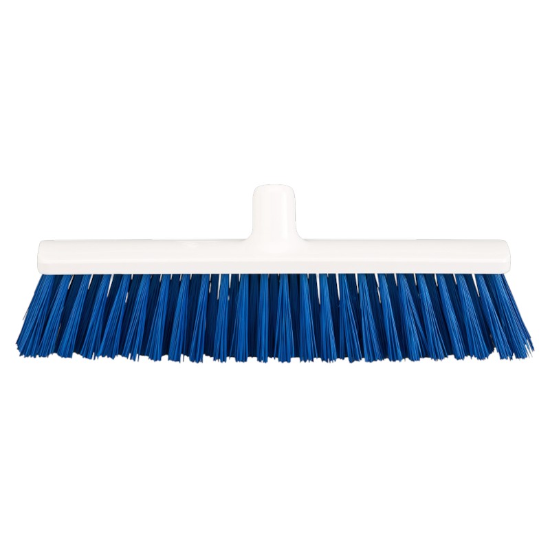 Balai de rue HACCP - Fibres PBT - Bleu - 40cm